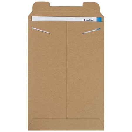 Bsc Preferred 11 x 16'' Kraft Stayflats Mailers, 100PK BUY00017366